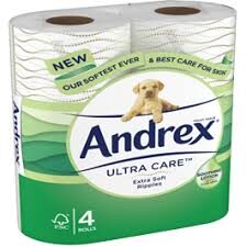 ANDREX TOILET TISSUE ULTRA CARE EXTRA SOFT RIPPLES