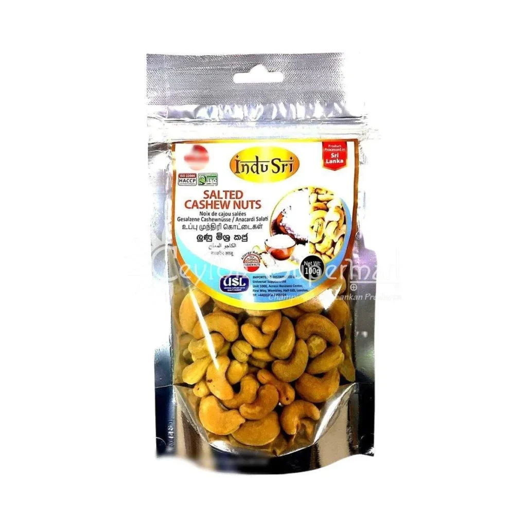 INDU SRI SALTED CASHEW NUTS