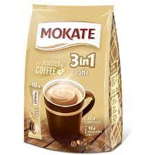 MOKATE WITH ROASTED ROASTED COFFEE 3 IN 1 LATTE