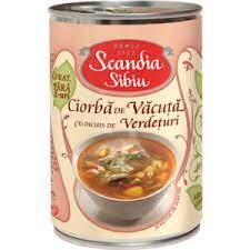 SCANDIA SIBIU BEEF SOUP SEASONED WITH HERBS